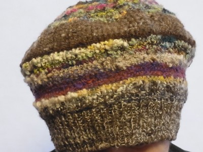 鉤針編みの帽子